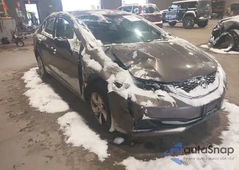 2015 Honda Civic Lx из США, поврежденный, VIN 19XFB2F50FE250096